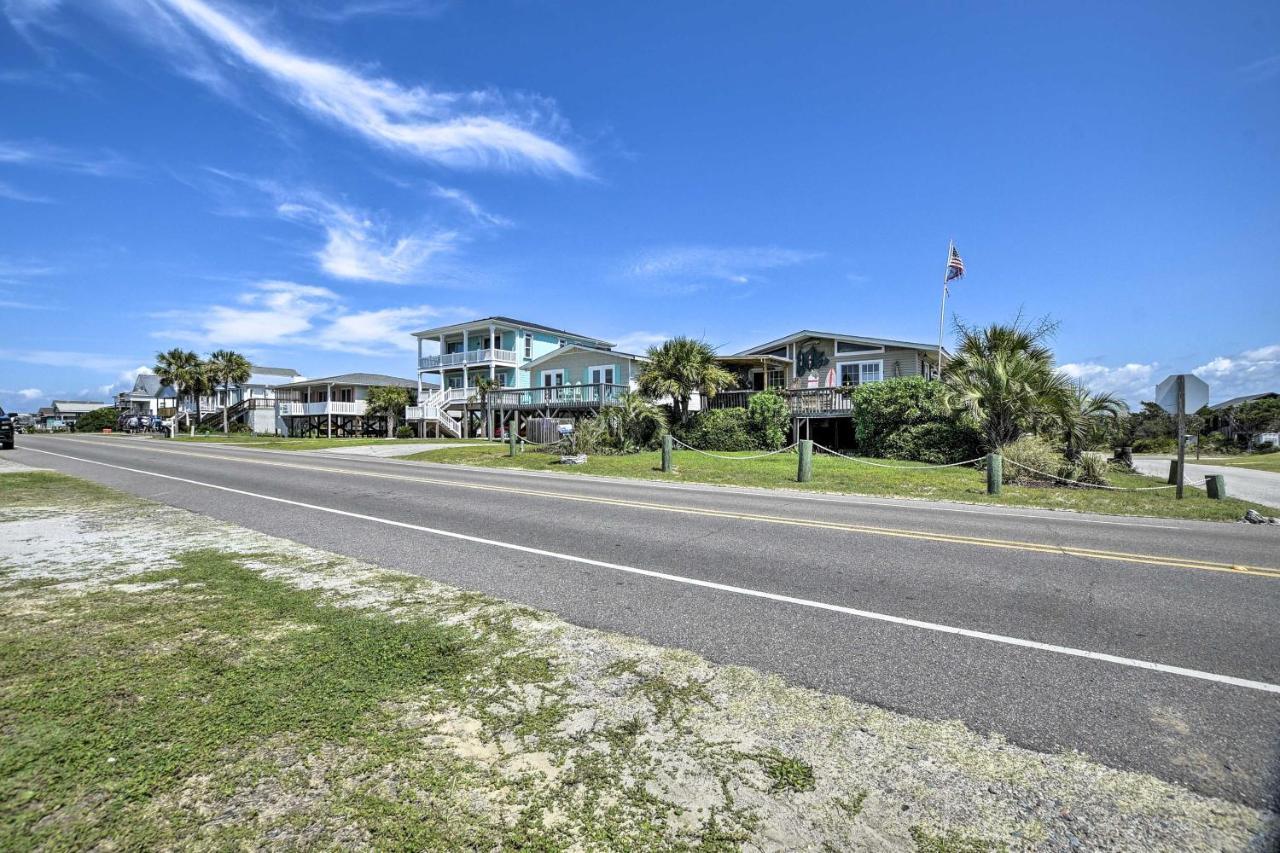 Oak Island Beach Abode With Deck Walk To Shore! Exterior photo